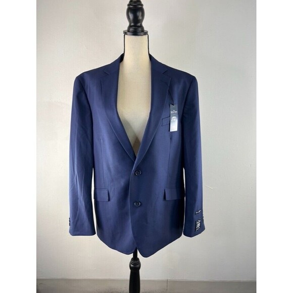 The Savile Row Company Men's Navy Suit Pocket Jacket SZ 46 R